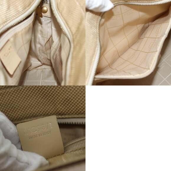 CELINE Shoulder Bag Canvas Beige - Picture 12 of 12